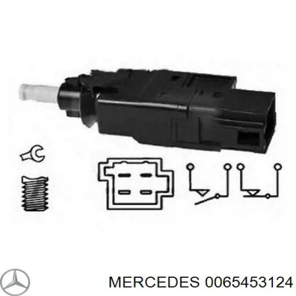 Датчик температури радіатора Mercedes A0065453124 ціна, від 9.36 USD