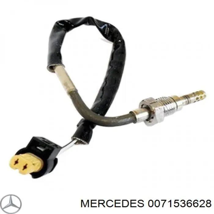 0071536628 Mercedes датчик температури відпрацьованих газів (вг, до каталізатора)