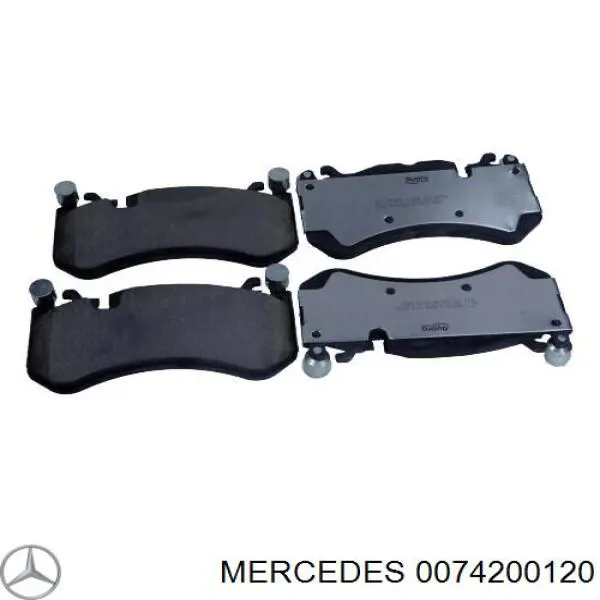 Колодки гальмівні передні, дискові 0074200120 Mercedes