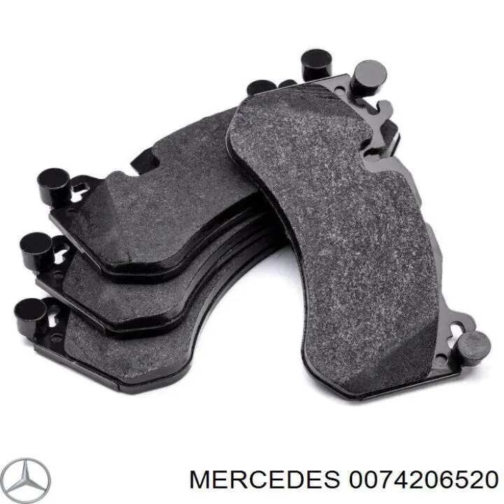 Колодки гальмівні передні, дискові 0074206520 Mercedes