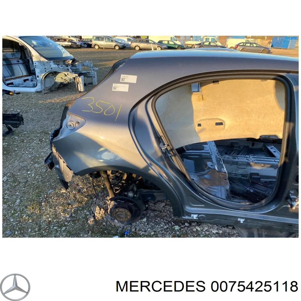 75421618 Mercedes Лямбдазонд, датчик кисню до каталізатора