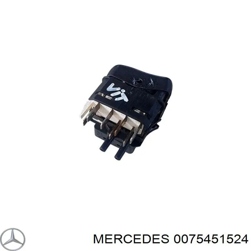 0075451524 Mercedes кнопка коректора фар