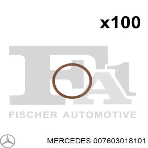 Прокладка пробки піддону двигуна 007603018101 Mercedes