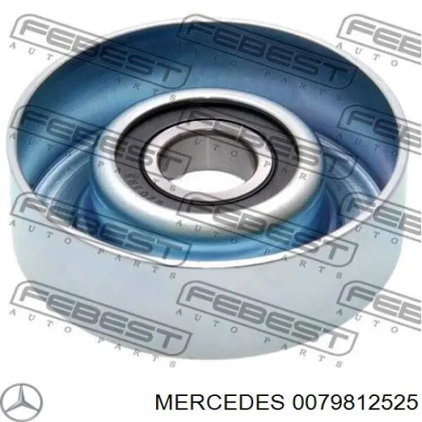 0079812525 Mercedes опорний підшипник первинного валу кпп (центрирующий підшипник маховика)