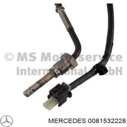 0081532228 Mercedes датчик температури відпрацьованих газів (вг, перед турбіною)