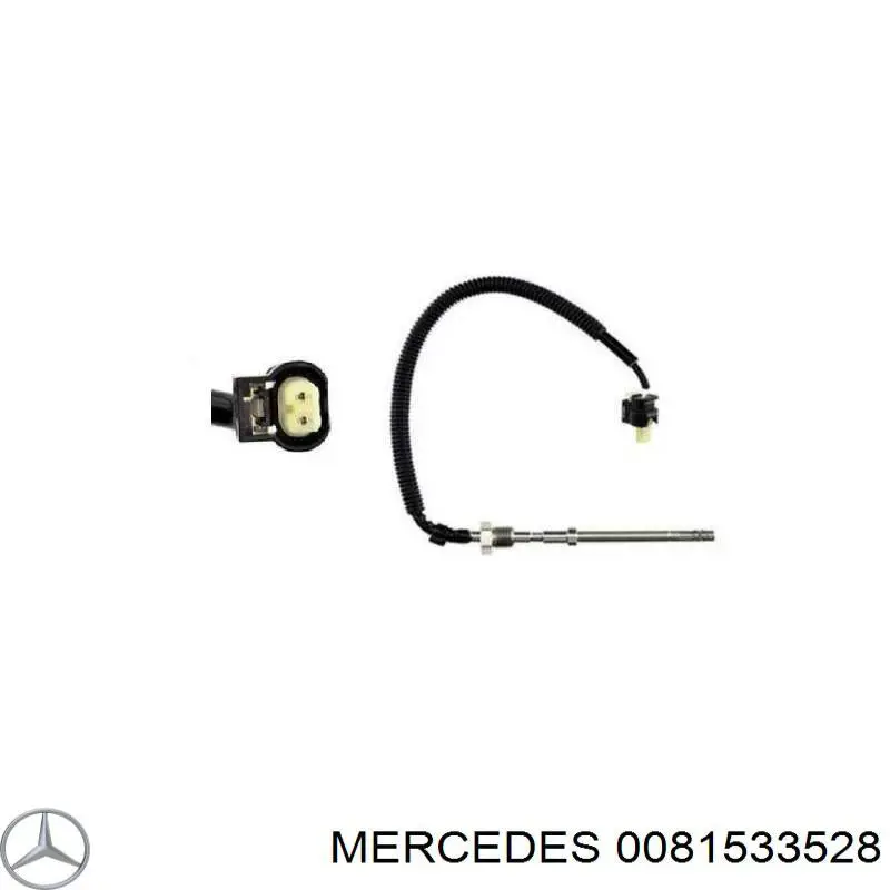 Датчик температури відпрацьованих газів (ВГ), перед фільтром сажі на Mercedes ML/GLE (C292)