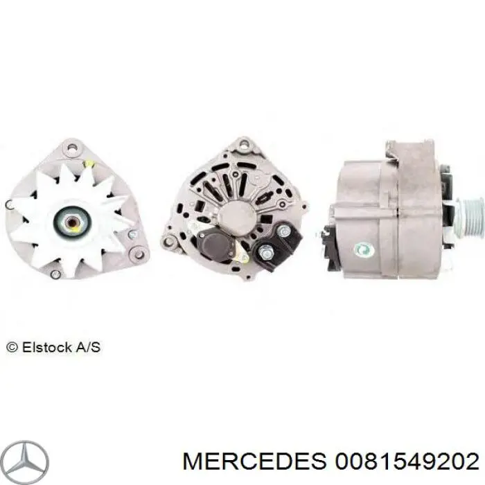 Генератор A0091541702 Mercedes