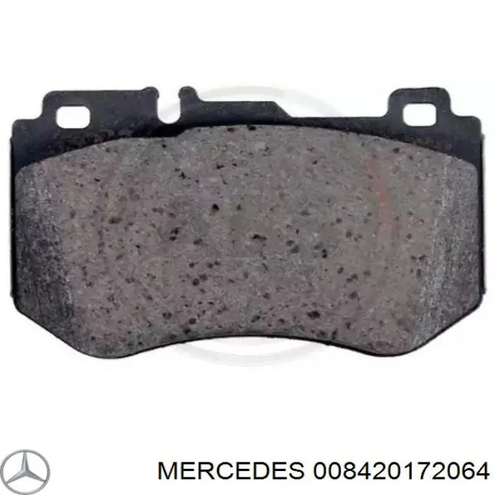 008420172064 Mercedes колодки гальмівні передні, дискові