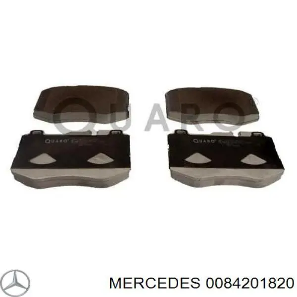 0084201820 Mercedes колодки гальмівні передні, дискові