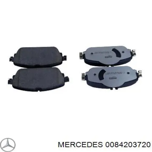 0084203720 Mercedes колодки гальмівні передні, дискові