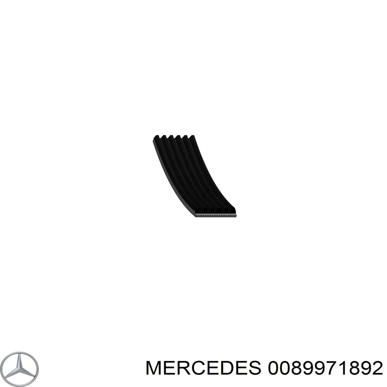 Ремінь приводний, агрегатів 0089971892 Mercedes