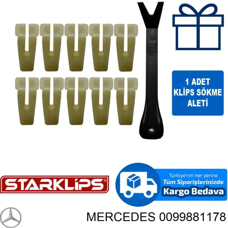  Mercedes A0099881178 ціна, від 1.05 USD