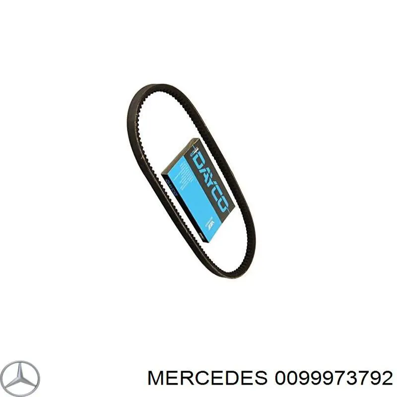 0099973792 Mercedes ремінь приводний, агрегатів