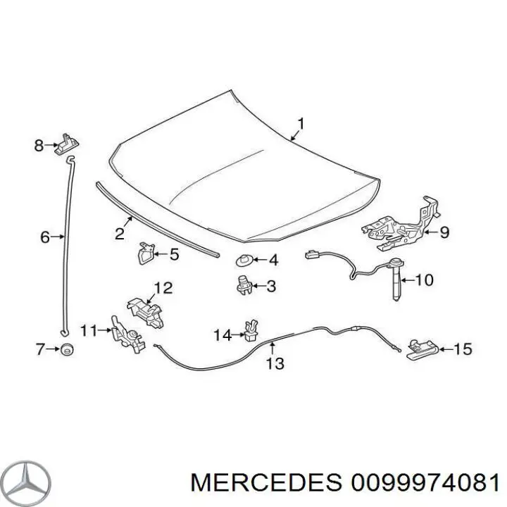  Mercedes A0099974081 ціна, від 3.85 USD