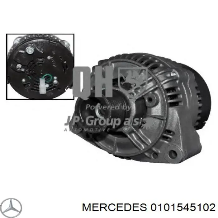 Генератор Mercedes A009154430280 ціна, від 154.93 USD
