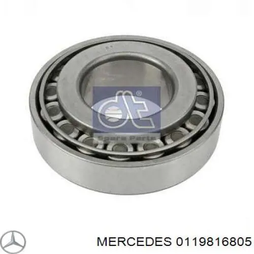 A0119816805 Mercedes Підшипник ступиці передній, внутрішній