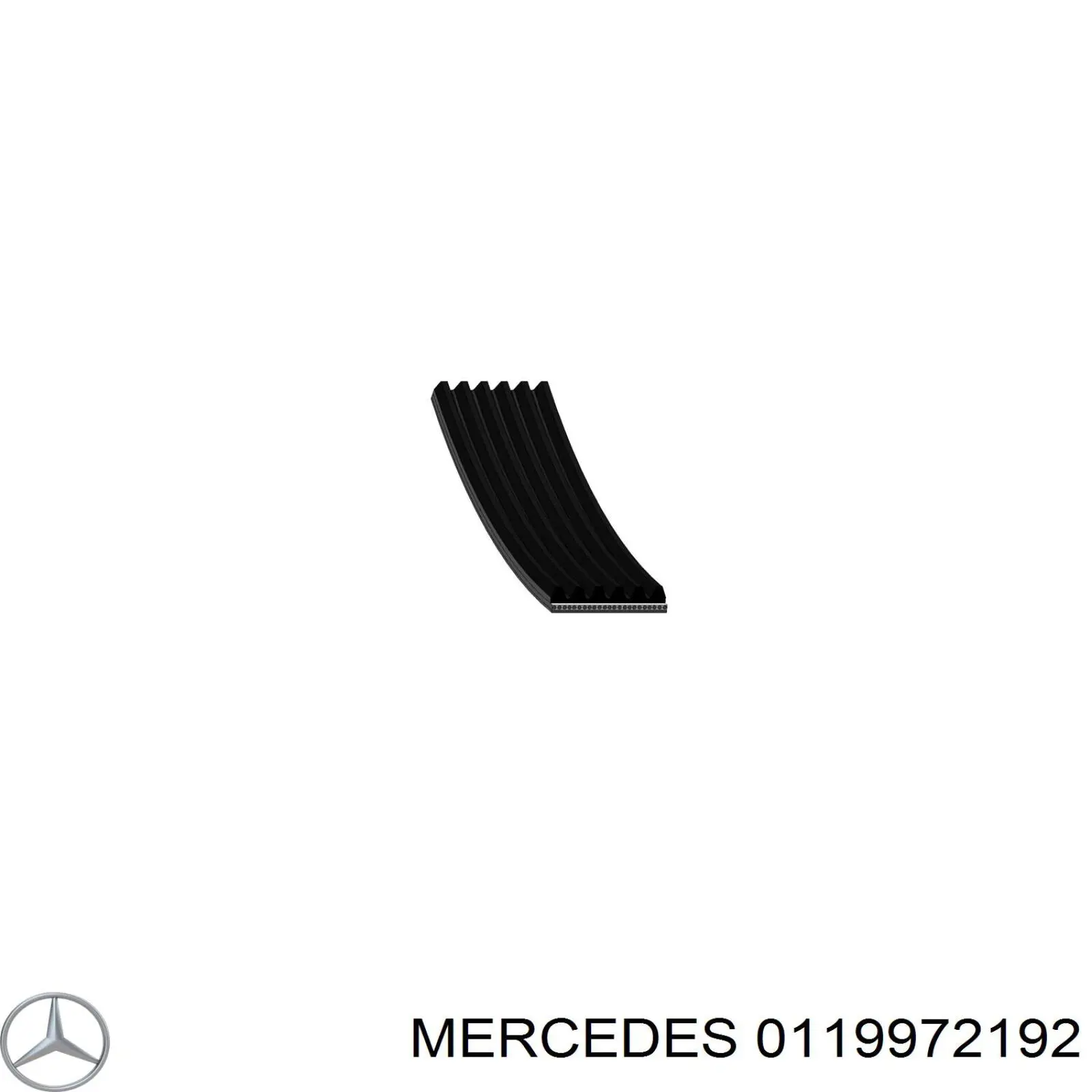 0119972192 Mercedes ремінь приводний, агрегатів