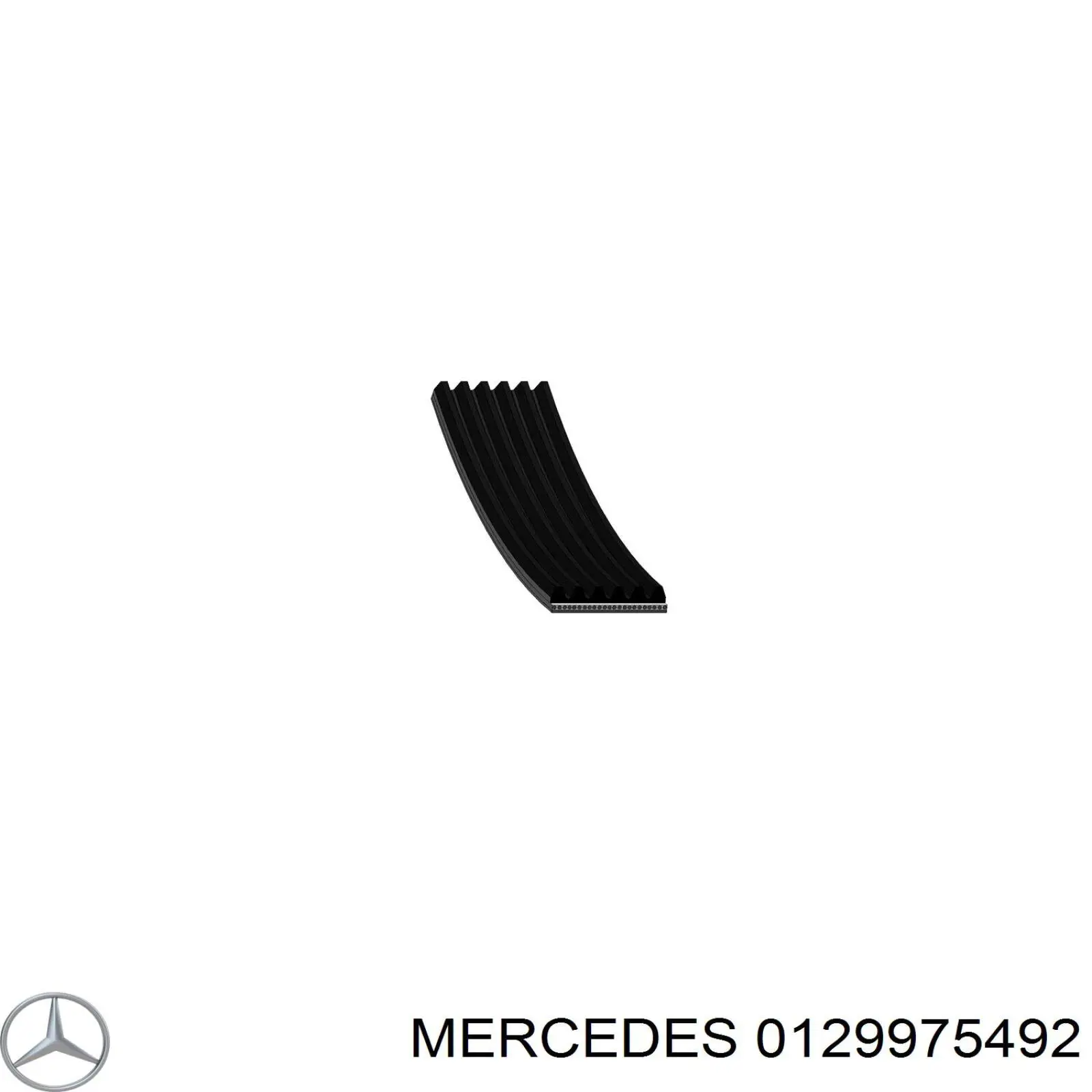 0129975492 Mercedes ремінь приводний, агрегатів