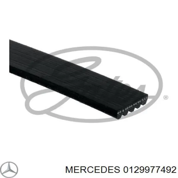 0129977492 Mercedes ремінь приводний, агрегатів