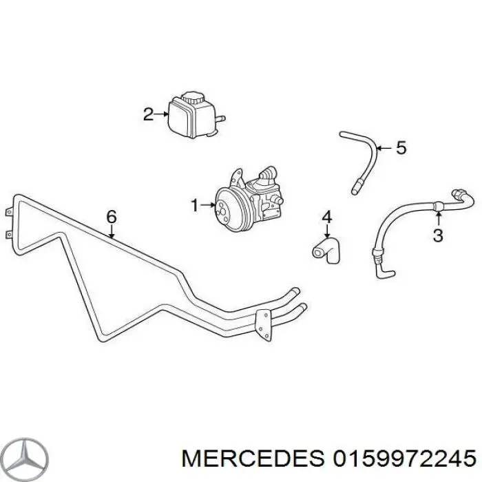 Кільце ущільнювача штуцерів рульової рейки Mercedes A0259976545 ціна, від 5.80 USD
