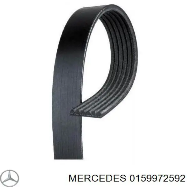 0159972592 Mercedes ремінь приводний, агрегатів