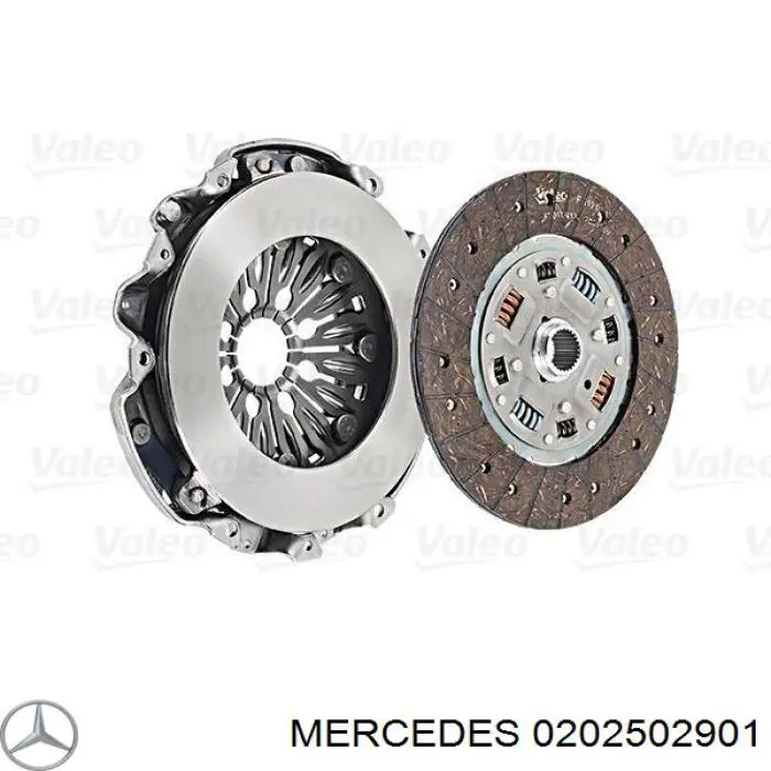 0202502901 Mercedes комплект зчеплення (3 частини)