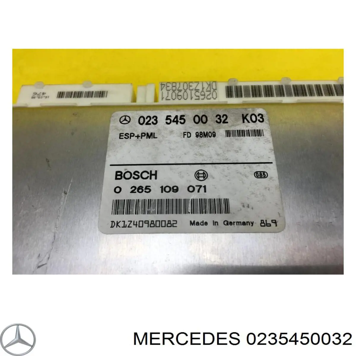 A0235450032 Mercedes Модуль управління ESP