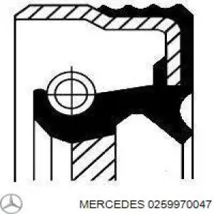 0259970047 Mercedes сальник хвостовика редуктора переднього моста
