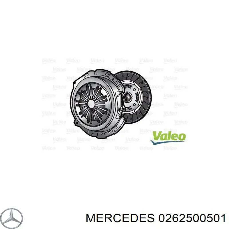 Комплект зчеплення (3 частини) Mercedes A0262500501 ціна, від 238.03 USD