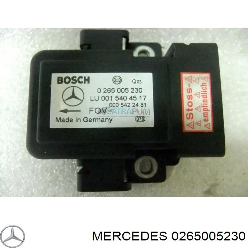 Датчик поперечного прискорення (ESP) Mercedes A0015429018 ціна, від 4.27 USD