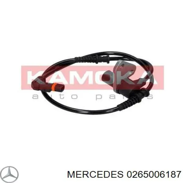 Датчик антиблокувальної системи гальмування Mercedes 0265006187 ціна, від 16.72 USD
