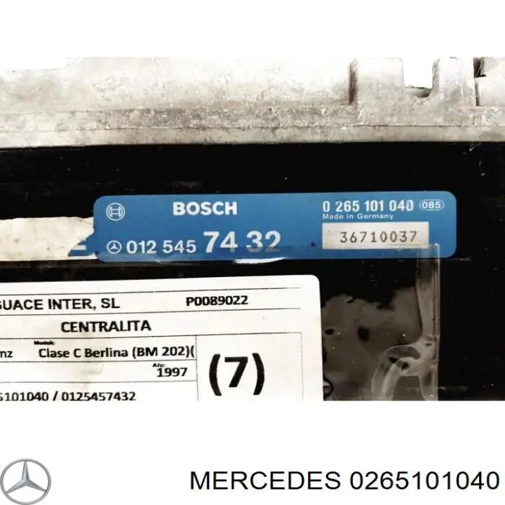 Купити 265101040 Mercedes Модуль (блок ЕБУ) управління АБС (ABS)