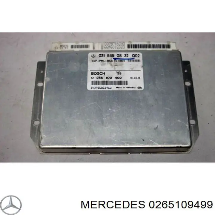 0265109499 Mercedes блок керування esp