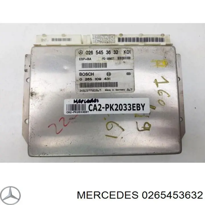 Блок керування ESP A0265453632 Mercedes