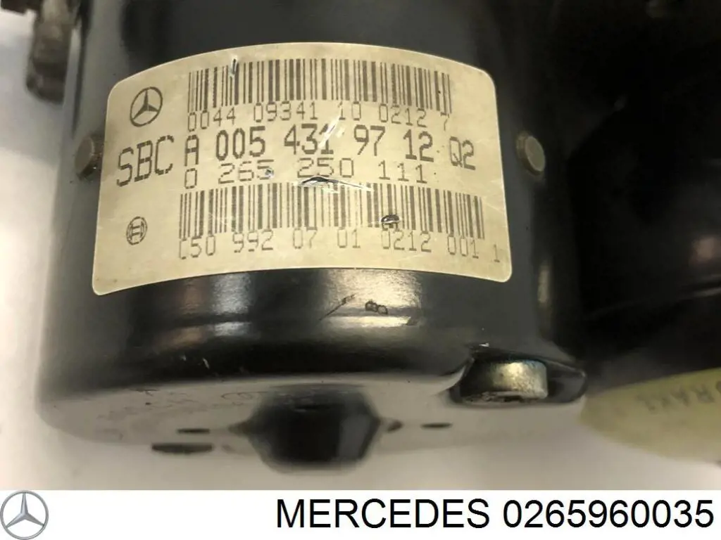 A0265960035 Mercedes 