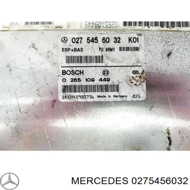 Купити 0265109449 Mercedes Блок керування ESP
