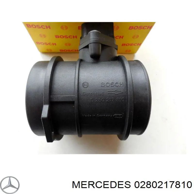 Датчик масової витрати повітря Mercedes 0280217810 ціна, від 66.74 USD