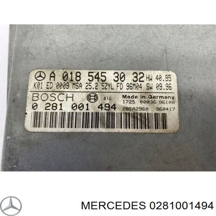 Купити 0281001494 Mercedes Модуль управління двигуном