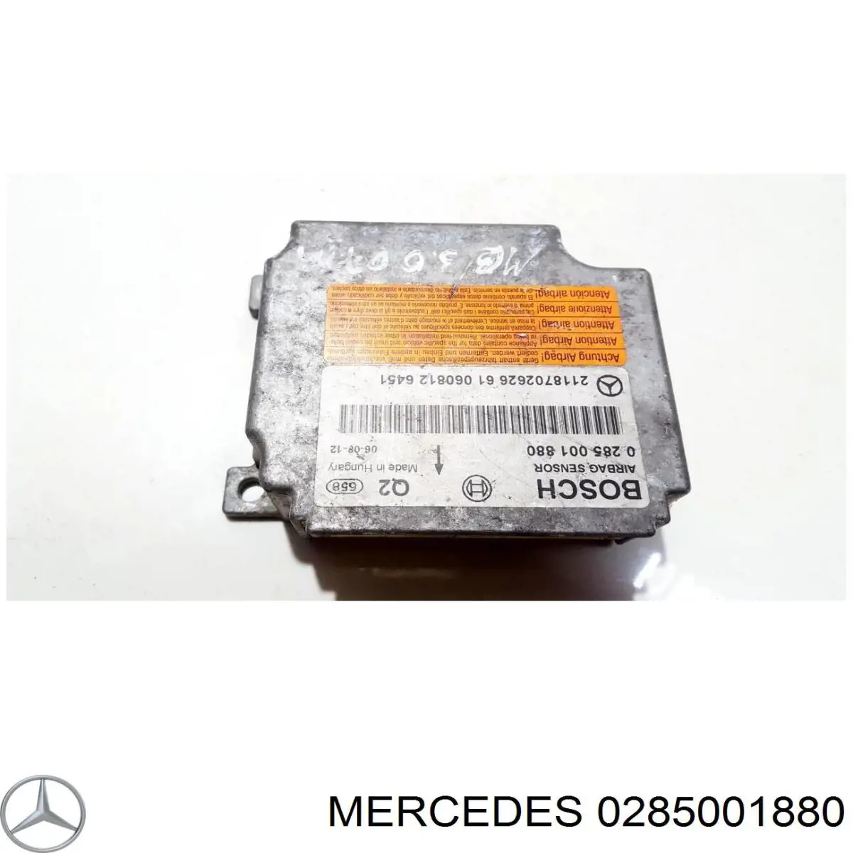 A0285001880 Mercedes Модуль-процесор управління подушки безпеки