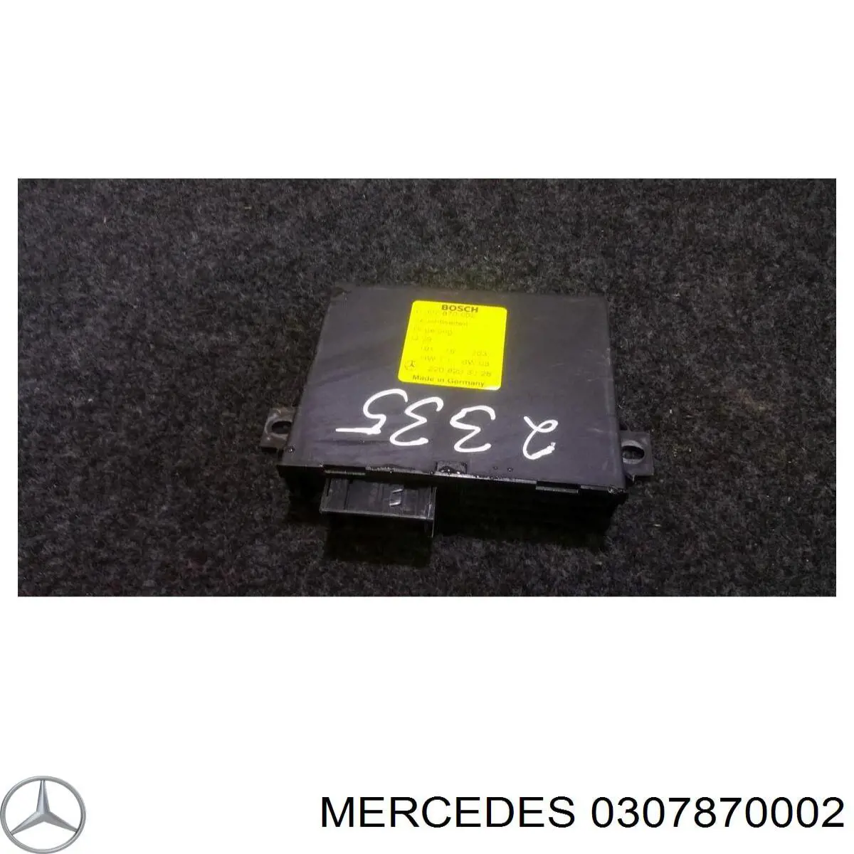  Mercedes 0307870002 ціна, від 12.67 USD