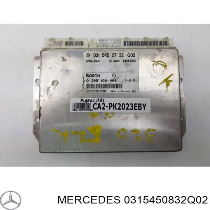 Блок керування ESP 0315450832Q02 Mercedes