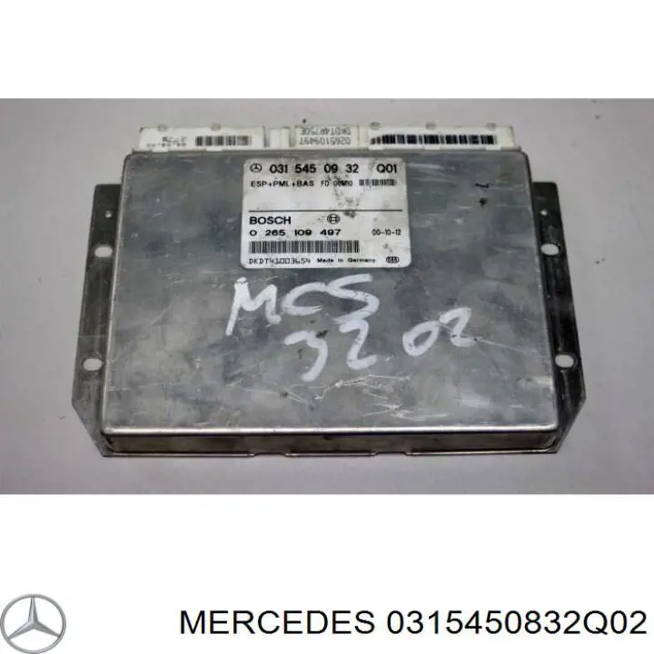 Блок керування ESP Mercedes 0315450832Q02 ціна, від 11.05 USD