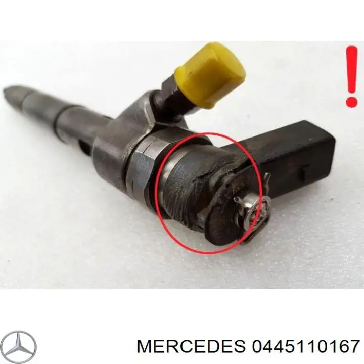 Паливні форсунки 0445110167 Mercedes