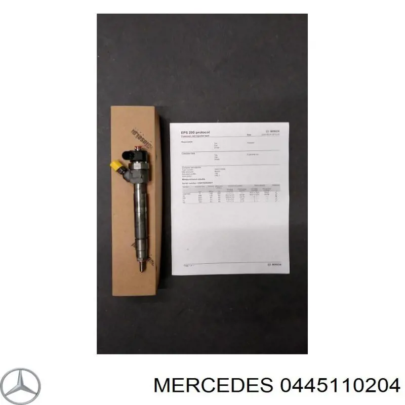 Форсунка паливна Mercedes 0445110204 ціна, від 98.43 USD