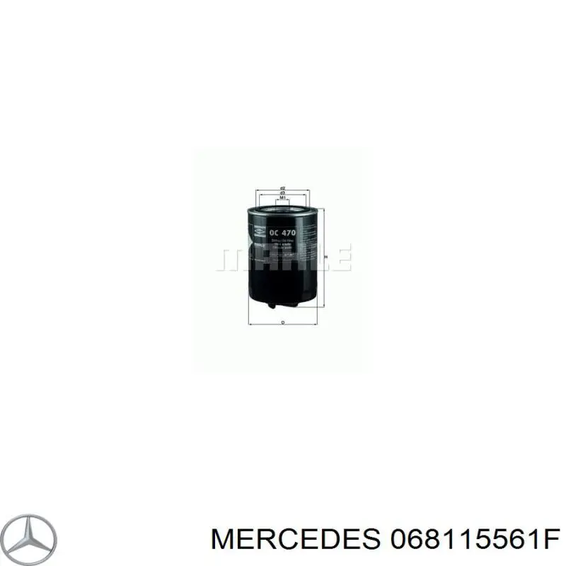 Фільтр масляний 068115561F Mercedes