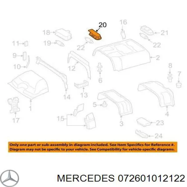  Mercedes N072601012122 ціна, від 2.71 USD