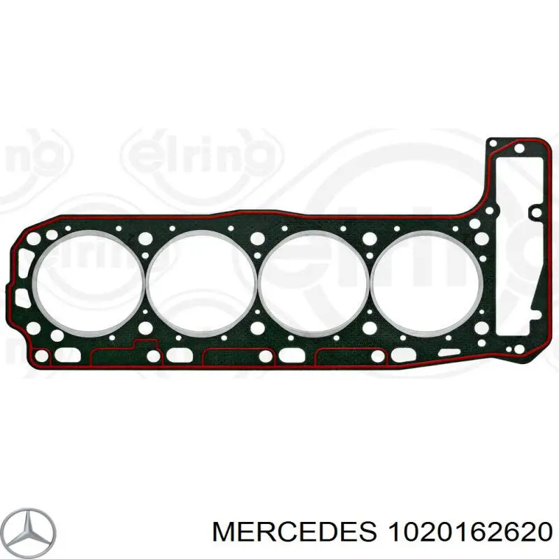 1020162620 Mercedes прокладка головки блока циліндрів (гбц)