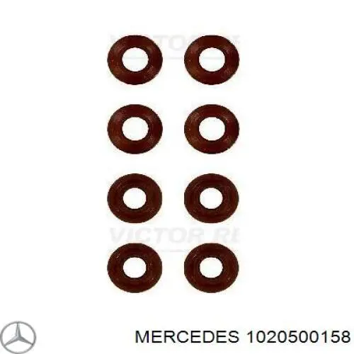 1020500158 Mercedes сальник клапана (маслознімний, впуск/випуск, комплект на мотор)