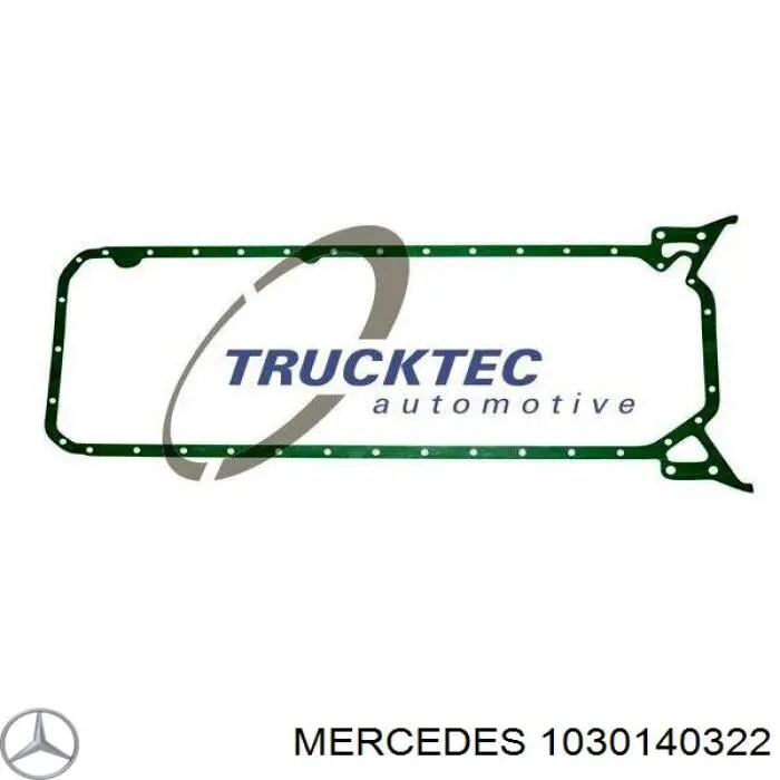 1030140322 Mercedes прокладка піддону картера двигуна