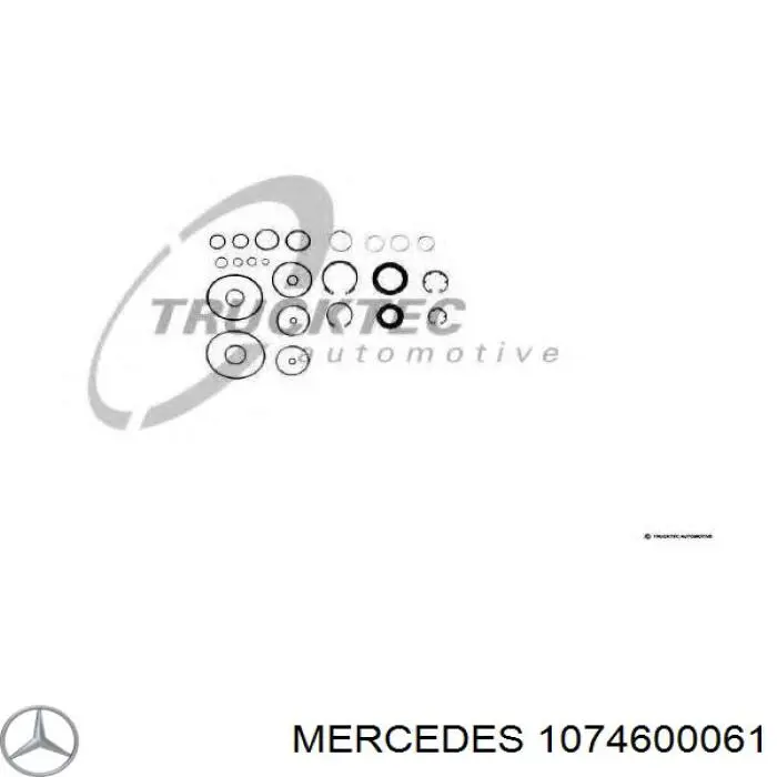 1074600061 Mercedes ремкомплект рульової рейки (механізму г/у, (комплект ущільнень))